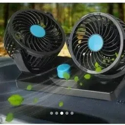 balagi Double Headed Fan Power Wind Two Speed All Round Adjustment Energy Saving Car Interior Fan image 4