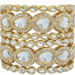 chrishan Alloy Gold-plated Bangle Set image 2