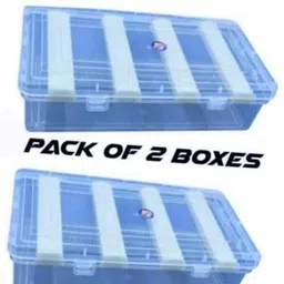 Plastic Adjustable 4 Rod Bangle Box, Jewellery Organizer PACK OF 2 Chudi Organizer For Storage Vanity Box-image-0