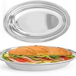 arscart Ovel plate heavy gaude Plate Serving Set image 2