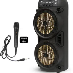 bogx 839 Wireless Bluetooth Portable Speaker with Mic | Deep Bass 25 W Bluetooth Party Speaker-image-3
