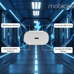 Mobicase 40 W VOOC 3 A Wall Charger for Mobile image 5