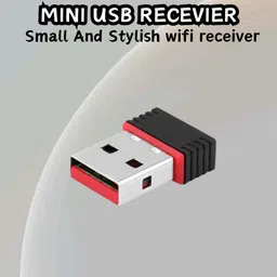 GUGGU (Wi-Fi Receiver) with Multi-Device Connectivity For All Pc System and LaptopG166 USB Adapter image 1