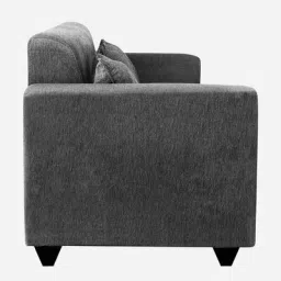 febonic Nebula Fabric 3 Seater Sofa in Charcoal Grey Colour image 5