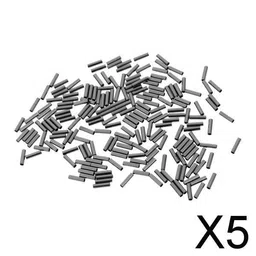 UJEAVETTE 5xSingle Barrel Copper Crimp Sleeves Fishing Crimps for Rig Making 1.6 Bore- Sporting Goods- Fishing- Terminal Tackle- Crimps & Sleeves image 2