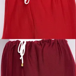 Clora Creation Women Pack Of 2 Red & Maroon Solid Woolen Salwars image 4
