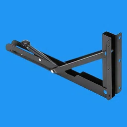 rh mall Shelf_Brackets_80 12, Folding Shelf Bracket 12 Inch, 2 Pcs, Max Load 200KG(Black) Shelf Bracket-picture-27