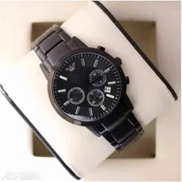 paltinum Chorno working watch Dial Black color Analog Watch - For Men Luxury Chronograph Watch for Men Stainless Steel Analog image 2