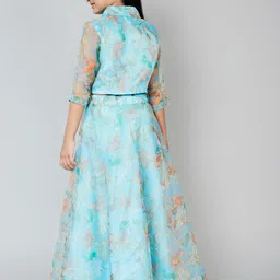 Aks Kids Girls Printed Ready to Wear Lehenga & Choli image 3