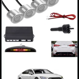 3a featuretail Universal 4 Silver Reverse Parking Sensor-AP25A705 Universal 4 Silver Reverse Parking Sensor-AP25A705 Parking Sensor image 1