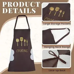romj Polyester Home Use Apron - Free Size image 4