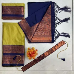 sonu creation Self Design Semi Stitched Lehenga Choli image 3