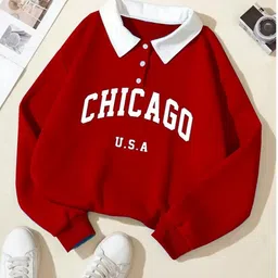 kareena fashion Women Full Sleeve Printed Sweatshirt image 1