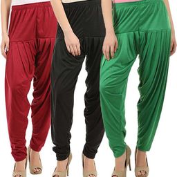 ikhlas Viscose Rayon Solid Patiala-picture-3