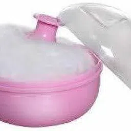 smilykid Baby Skin Care Baby Powder Puff with Box Holder Container for New Born and Kids image 2
