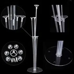 thepartyhelper's Solid ThePartyHelpers Re-usable Balloon, Stand Kit for Birthday Party Decorations Balloon image 3