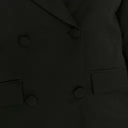 Trendyol Lapel Collar Longline Open Front Jacket image 5