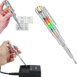 divinext 1pc Electric Tester Pen for Electric current Testing, Voltage Tester Detector Digital Voltage Tester-picture-22