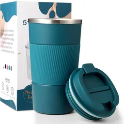 flostrain Coffee Tea Travel Sipper Lid Double Walled Thermos Flask Stainless Steel Coffee Mug-picture-14