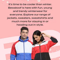 Bewakoof Colourblocked Stand Collar Oversized Bomber Jacket image 5