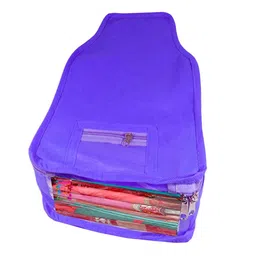 atorakushon Unisex  Set Of 6 Solid Non Woven Blouse Wardrobe Storage Bag image 3