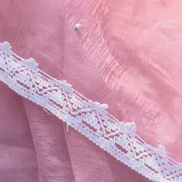 KALINI Embellished Beads and Stones Muga Saree image 4