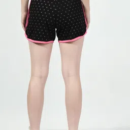 BAESD Women Pack of 3 Conversational Printed High-Rise Pure Cotton Regular Shorts image 3