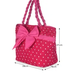 Kuber Industries Women Geometric Printed Structured Shoulder Bag with Bow Detail image 5