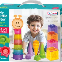 toymate My Little Star 4 in 1 Gift Set with Bath, Stacking & Sorting Toys – 12M+ image 2