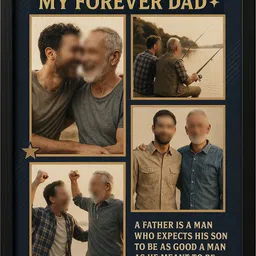metaverse home decor Customized Gifts for Dad | Photo Frame | Personalized Gift for Dad | Home Decor 12 inch Personalized Gifts for Dad | Wall Decor, Customized Gifts for Dad | Photo Frame-picture-12