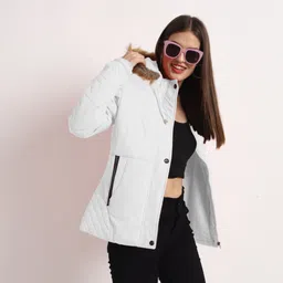 slc Women Solid Quilted Jacket image 3