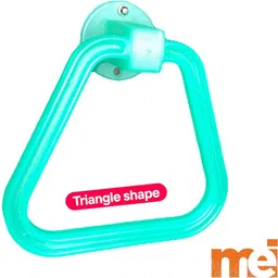 mei Triangle Towel Ring 6Inch | Towel Hanger for Wash Basin, Bathroom | Napkin Ring Green Towel Holder image 3