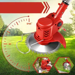 tazomi Electric Grass Trimmer Stringless Weed Eater,3 Types Blades (48v*2) Batteries Cordless Grass Trimmer image 5