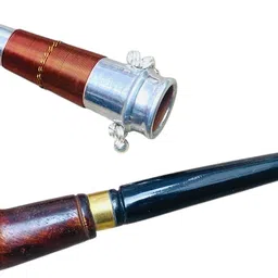 Tobacco Smoking Pipe Wood Cigar Wooden, Copper Outside Fitting Hookah Mouth Tip-image-17