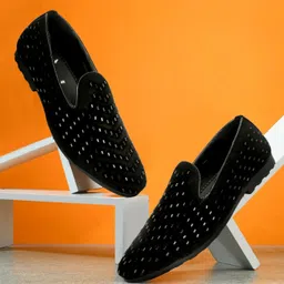 roamra Embroider party Wedding Ethnic Shoes For Men Jutis For Men image 1