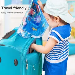 primefair Water Play Mat for Infants & Toddlers Fun Tummy Time Play Activity Baby Playmats Leakproof BPA Free Water Mat Toy for Baby's Stimulation Growth (Blue) Mat Water Mat image 3