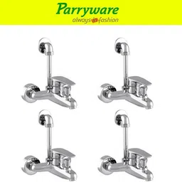 parryware Primo Wall Mixer with Overhead Shower Provision Bathroom set of 4 pic 379 Wall Mixer with Overhead Shower Provision Wall Mixer Faucet image 1
