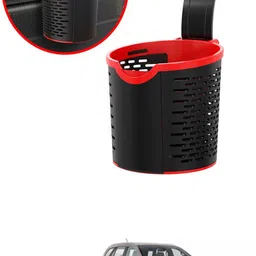 maties Multiuse Car Seat 3R Black/Red Convenient Basket For Extra Storage-91 Car Storage Bag & Bin-picture-16