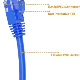 TERABYTE LAN Cable 4.75 m 4.75 METER Ethernet RJ45 CAT5/5E Internet Network Patch Cable Wire High Speed image 2