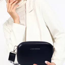 lino perros Black Women Sling Bag Women's Black Sling Bag image 2