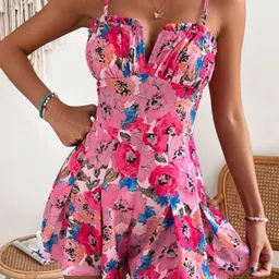 lulu & sky Floral Print Women Jumpsuit-picture-11