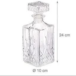 arten Glass European Lid Jug Pitcher Rum perfume Bourbon Liquor Champagne Alcohol Decanter image 3