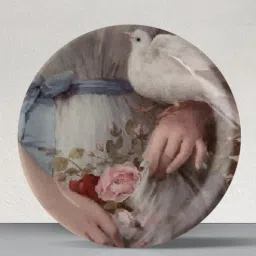 nestroots Vintage Pigeon Porcelain Wall Plates-picture-20