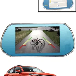 maties 7inch full touch screen rear view car mirror monitor with BT/USB/Mirror link-284 Blue LED-picture-26