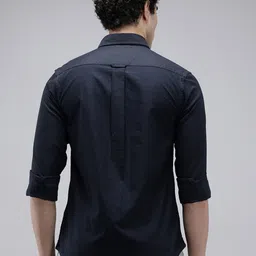 u.s. polo assn. Men Tailored Fit Solid Cut Away Collar Casual Shirt image 4