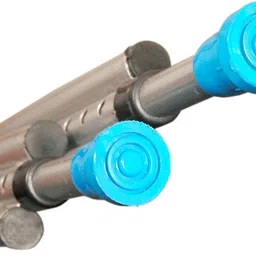 kenko mobility SKY BLUE ULTRALIGHT AUXILIARY UNDERARM CRUTCH WITH HEIGHT ADJUSTABLE 2pcs Set Walking Stick image 4