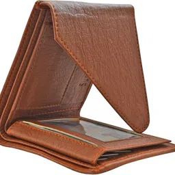 provogue Men Formal Tan Artificial Leather Wallet image 5