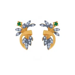 PC Chandra Jewellers Yellow Gold 14kt Stud Earring-image-22