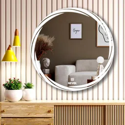 krelix Round 24X24 inch Wall Mounting Mirror with Light Bathroom Mirror-picture-40