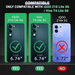 mobile case cover Pouch for iQOO Z10 Lite 5G / Vivo T4 Lite 5G image 2